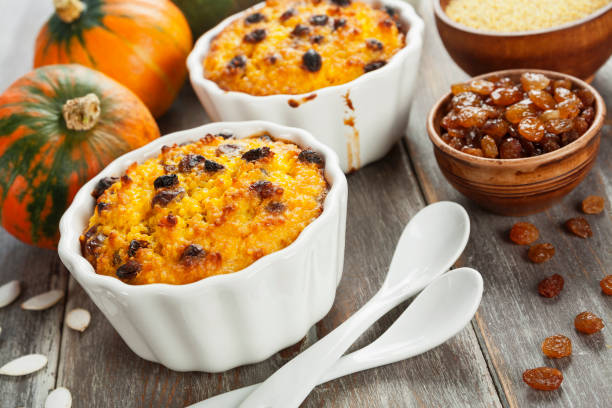 istock Pumpkin casserole with millet 639459712
