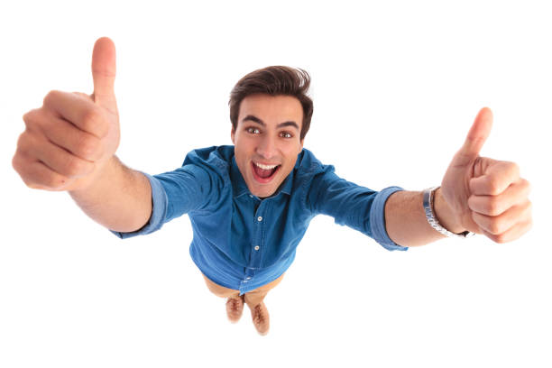istock super excited young man screaming while making the ok sign 639462450