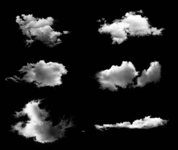 istock Set of transparent clouds 639465120