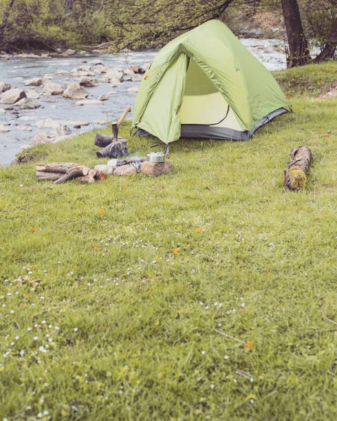 istock Cooking food in the camp. 639465570