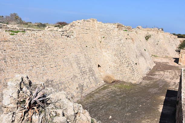 istock Ancient ruins of Caesarea, Israel 639465626