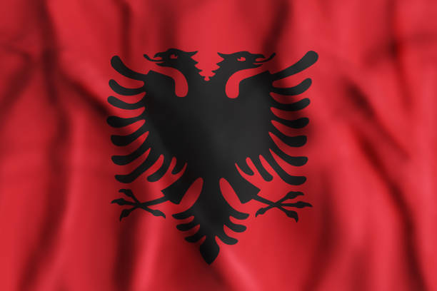 istock Albania flag 639466030