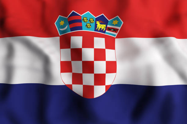 istock Republic of Croatia flag 639466128