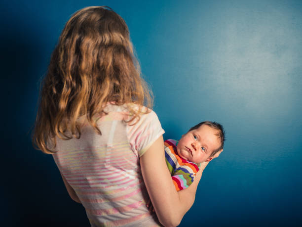 istock Young mother with baby 639466420