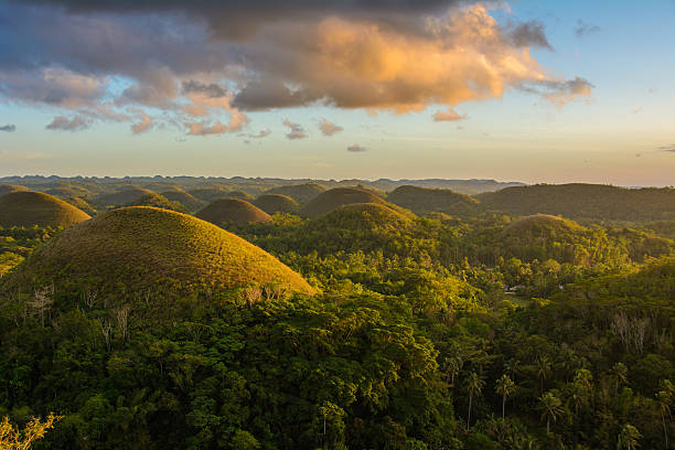 100 Mysteries and Facts About Chocolate Mountain 28 landscape in philippines sunset over the chocolate hills on bohol