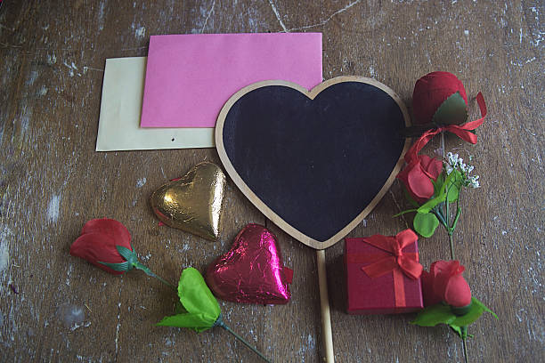 istock Romantic love gift with roses and chocolate 639472660