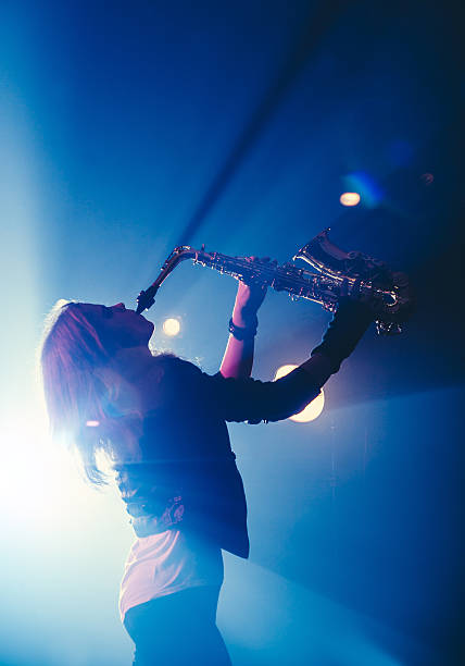 Female Saxophone Player