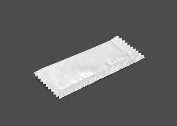 istock blank packaging sugar foil sachet isolated on gray 639479894
