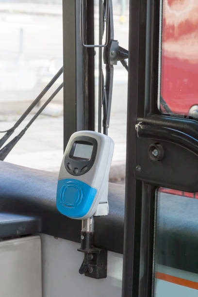 istock Clsoe-up view of ticket reader onboard 639479990