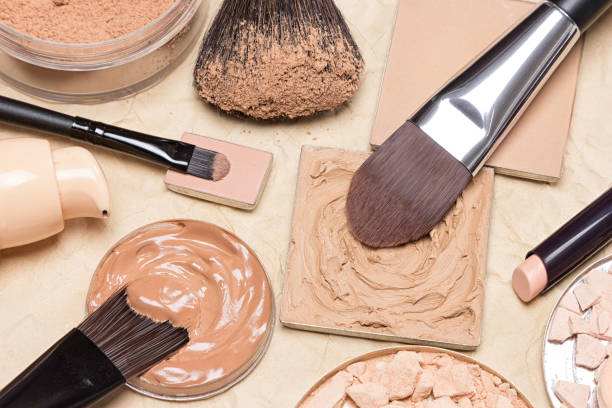 istock Foundation makeup products on crumpled paper 639480072