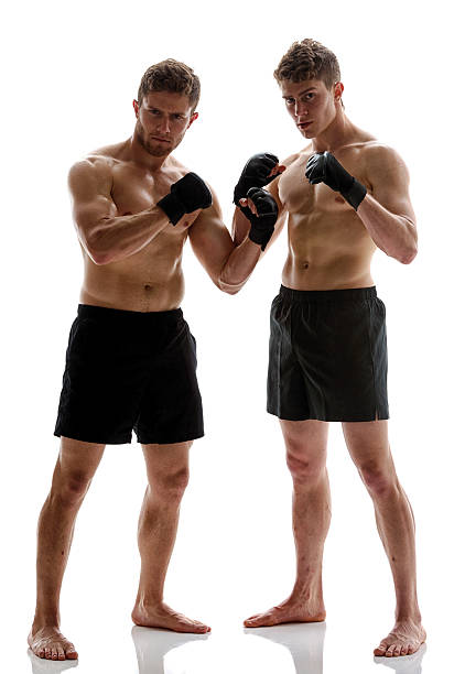 istock Mixed martial arts fighter fighting 639480734