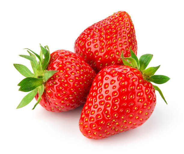 istock Strawberry. Berries isolated on white background. 639485822