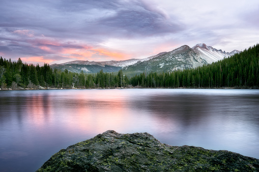 Bear Lake at Sunset, Rocky Mountain National Park, Colorado