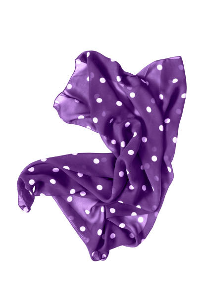 Crumpled kerchief isolated