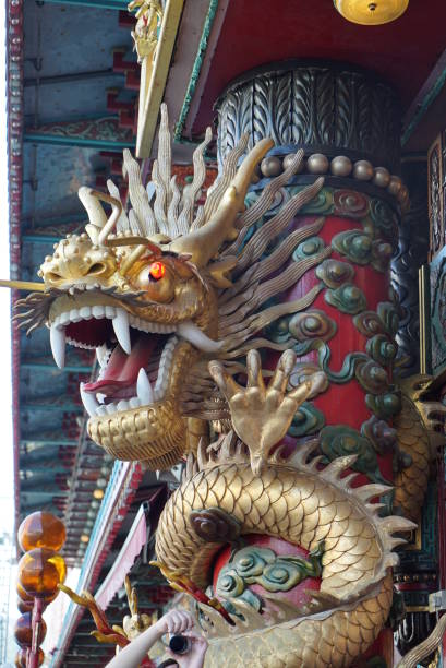 istock dragon statue in Aberdeen Hong Kong 639504022