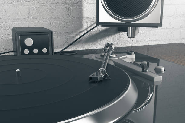 istock Dj mixer and loudspeaker 639506316