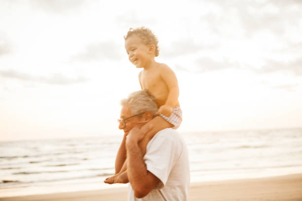 istock Grandfather and grandson 639506636