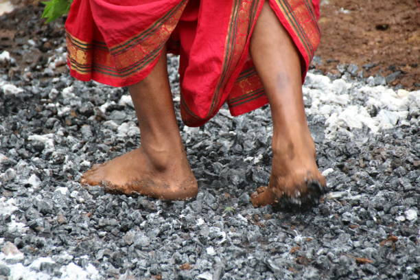 istock Live Coal, Fire Walking, Mauritius, Indian Ocean, Africa 639507030