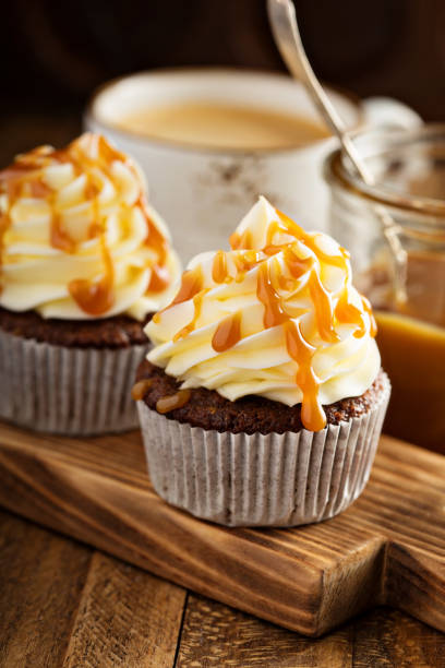 istock Homemade butterscotch cupcakes 639511918