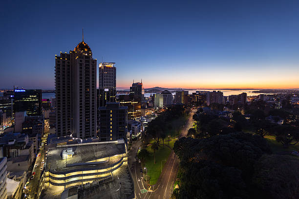 istock Dawn View from Auckland City Centre to Waitemata Harbour 639515950