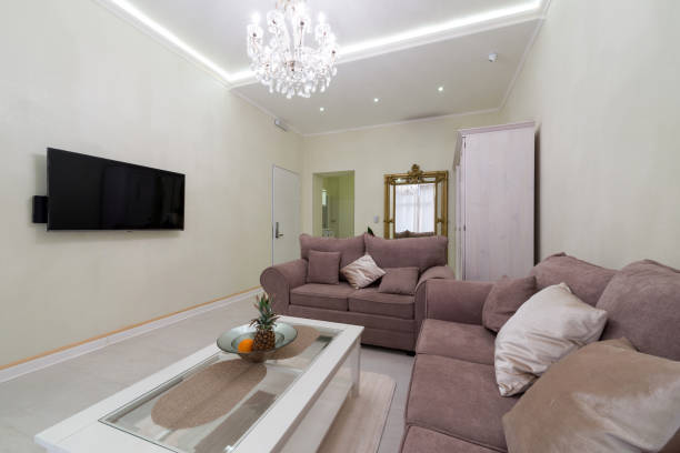 istock Interior design of luxury living room 639516902
