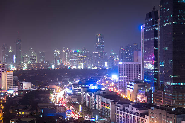 istock Fillipino Capital Glowing at Night 639516912