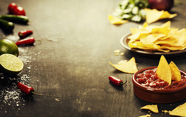 istock Nachos with Vegetables and dip 639519868