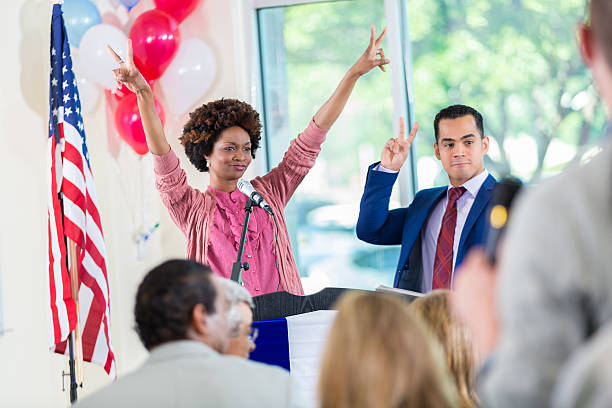istock African American candidate celebrates victory 639522910