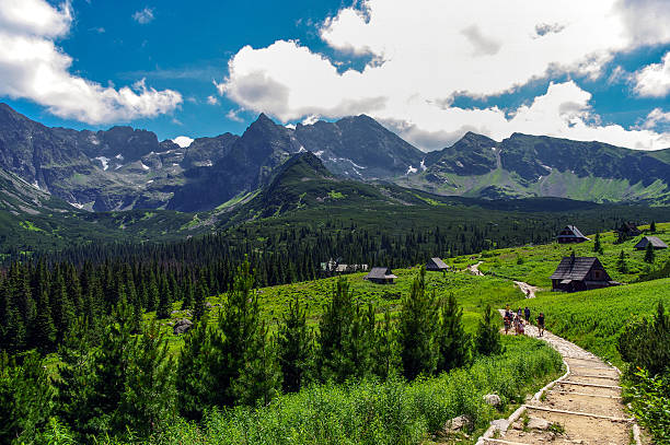 istock Beautiful mountain valley in the Tatra Mountains 639524518
