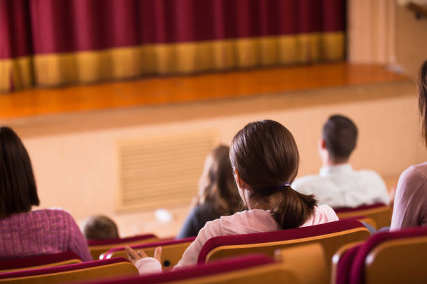 istock Positive audience expecting movie to begin 639534380
