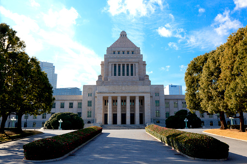 Chiyoda, Tokyo, Japan: Japanese National Diet Building: The National Diet Building is the building where both houses of the National Diet of Japan meet. 
