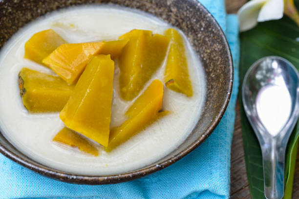 istock Coconut Milk Stewed Pumpkin (Buak-Phak-Tong) 639543194