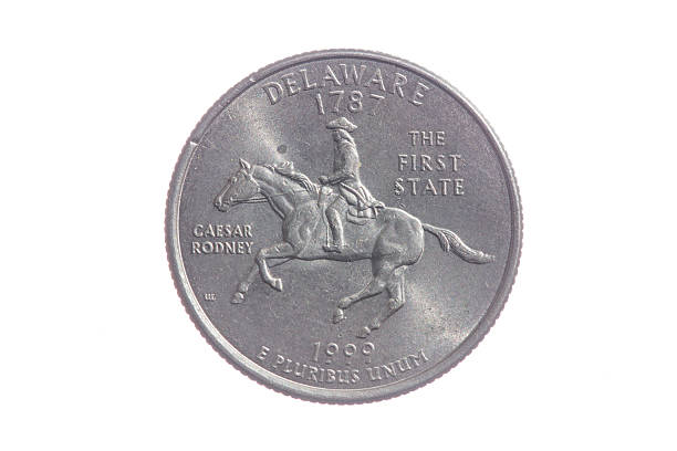 istock USA Quarter Coin - Delaware 639550538