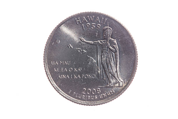 istock USA Quarter Coin - Hawaii 639550626