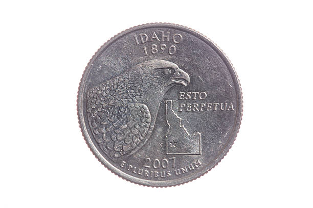 istock USA Quarter Coin - Idaho 639550662