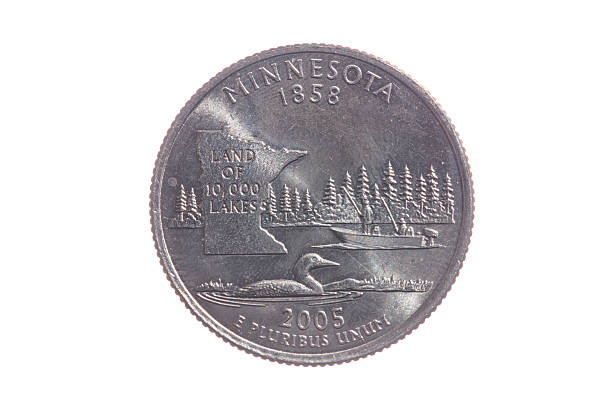 istock USA Quarter Coin - Minnesota 639550974