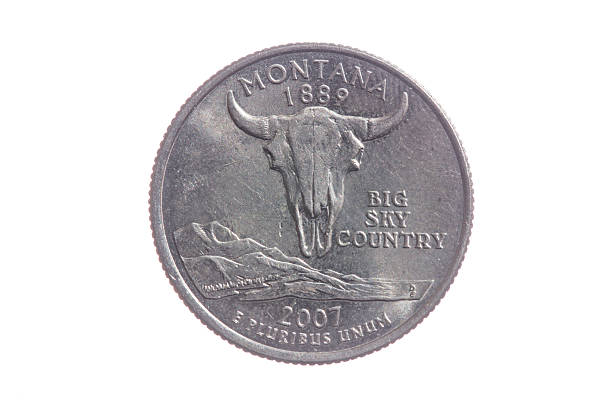 istock USA Quarter Coin - Montana 639551064