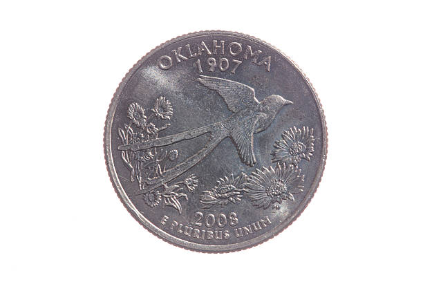 istock USA Quarter Coin - Oklahoma 639551330