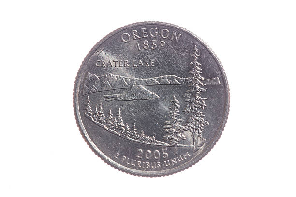 istock USA Quarter Coin - Oregon 639551354