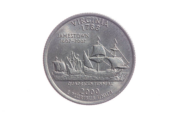 istock USA Quarter Coin - Virginia 639551554
