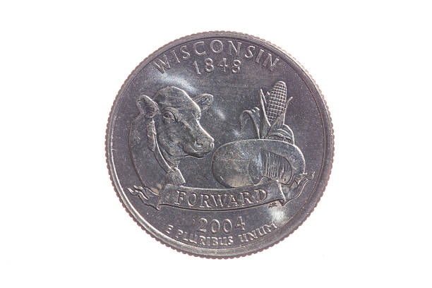 istock USA Quarter Coin - Wisconsin 639552216