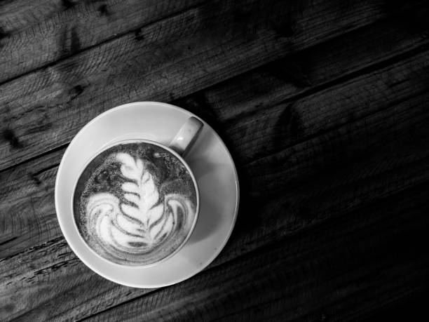 istock hot chocolate in a white cup , on wood table 639552514