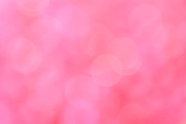 istock Pink background with bokeh defocused lights 639553576