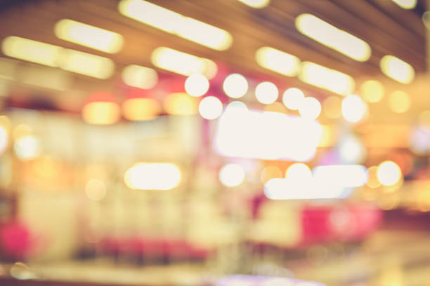 istock Blurred background : Vintage filter ,coffee   shop 639553600