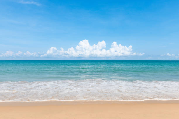 istock Sea and sand tropical sea under the blue sky 639553684