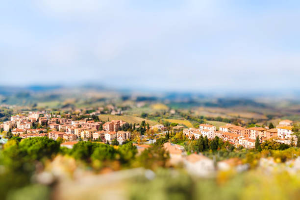 istock Panoramic view from San Gimignano, Tuscany, Italy. 639556840