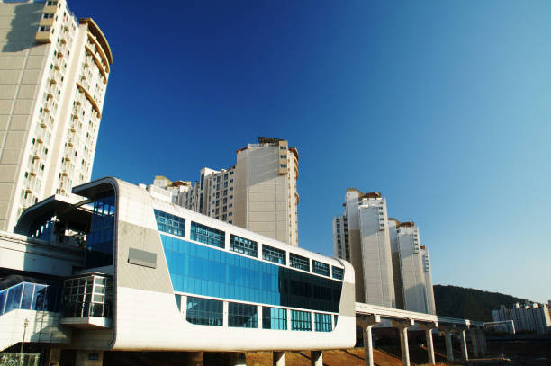 istock view of monorail station 639556918