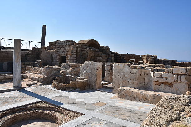 istock The ancient Caesarea, Israel 639561832