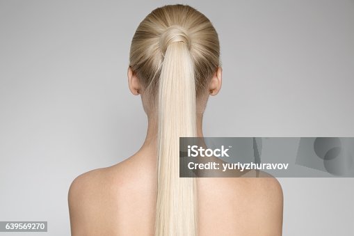 108,116 Ponytail Hairstyle Stock Photos, Pictures & Royalty-Free Images -  iStock | Half ponytail hairstyle