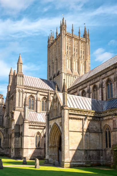 istock Central tower of Wells cathedral 639571162